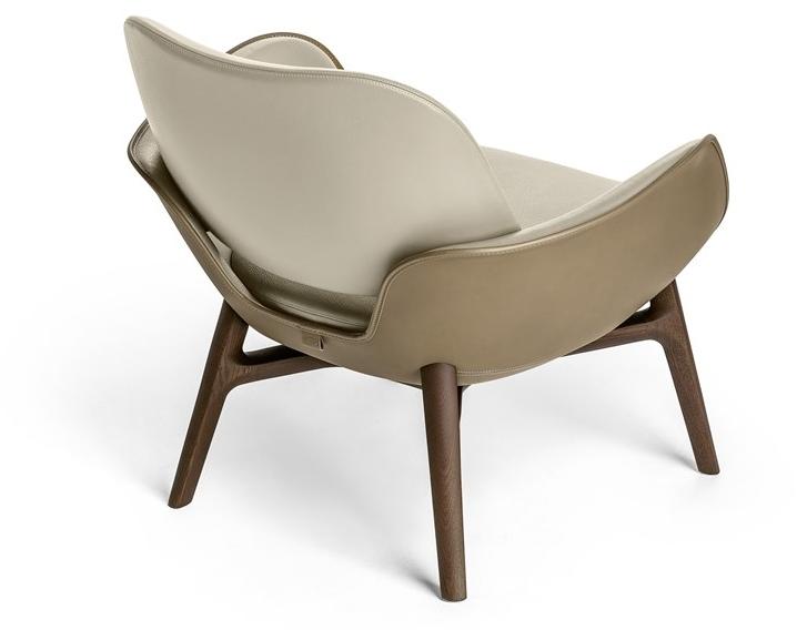 Poltrona Frau Мягкое кожаное кресло с подлокотниками La collezione - divani e poltrone sun-id-1476281 - Вид №4