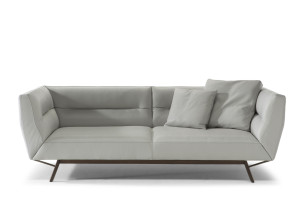 2-местный тканевый или кожаный диван