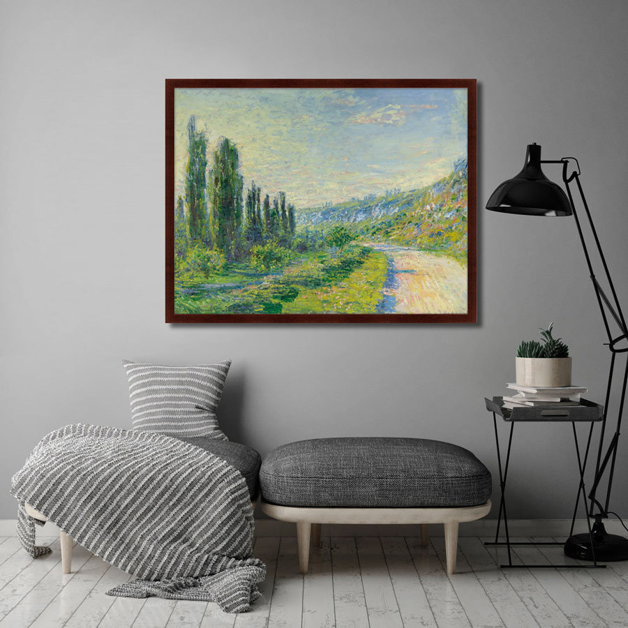 Картина: La route de Vtheuil, 1890г. КАРТИНЫ В КВАРТИРУ  264162 Разноцветный  - Вид №2