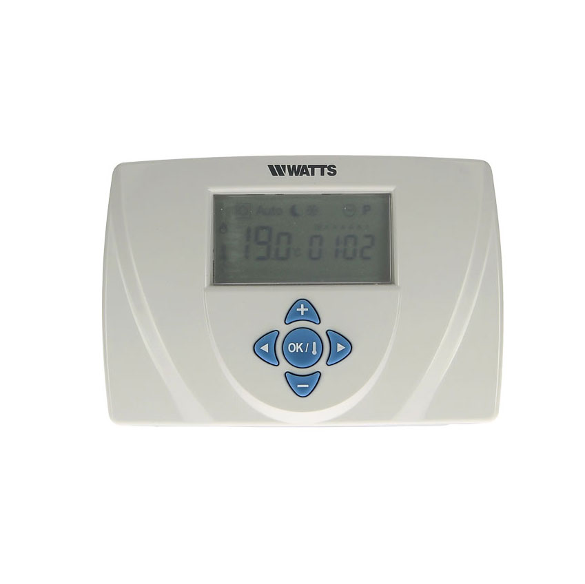 Термостат электронный MILUX, недельное программирование WATTS Ind 8А, 230В 10081351