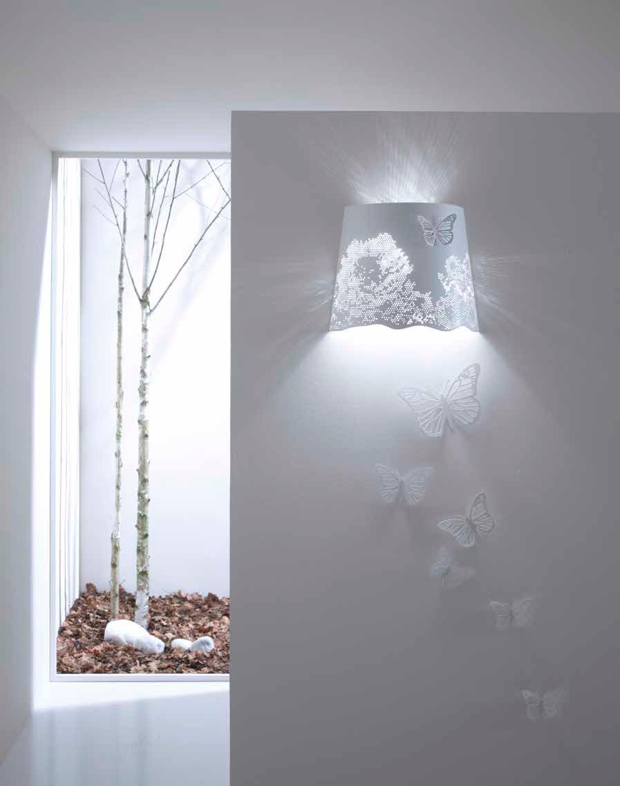 Бабочка металлическая 12х18 см белая Butterfly KARMAN  00-3883248 Белый  - Вид №3