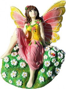 10799 ФЕЯ на полянке, скульптура из бетона LAB.Space  - Вид №1