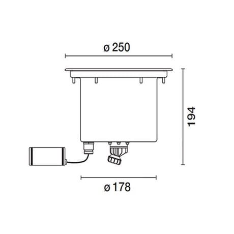 Из нержавеющей стали напольные светодиодные карты iGuzzini Light Up ARCH-00106779 - Вид №8