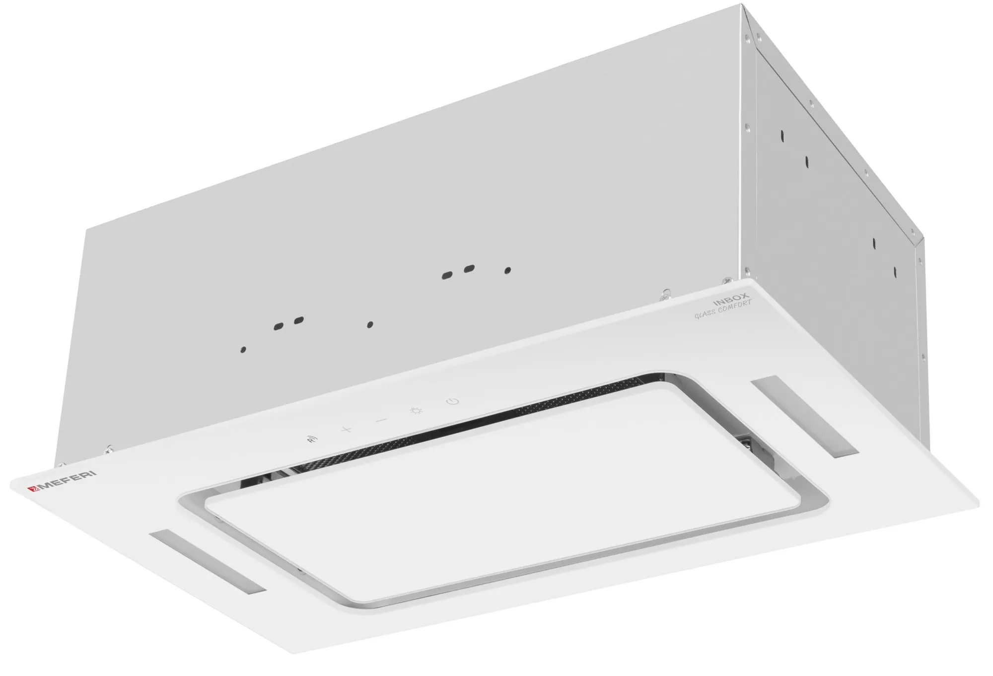 9270635 Вытяжка полновстраиваемая Meferi INBOX52WH GLASS COMFORT белый/белый STDN-0098221 - Вид №2