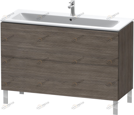 LC662805151 L-Cube Тумбочка напольная Сосна коричневая, декор Duravit