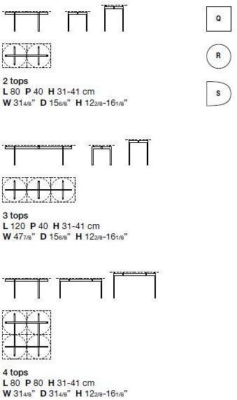 Kristalia Квадратный лакированный журнальный столик sun-id-1480069 - Вид №1