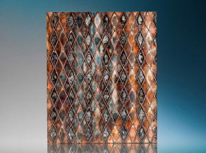 Трехмерное металлическое покрытие