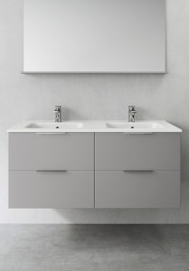 1390543 Шкаф Для Умывальника Форма Серый 1200D Hafa Серый