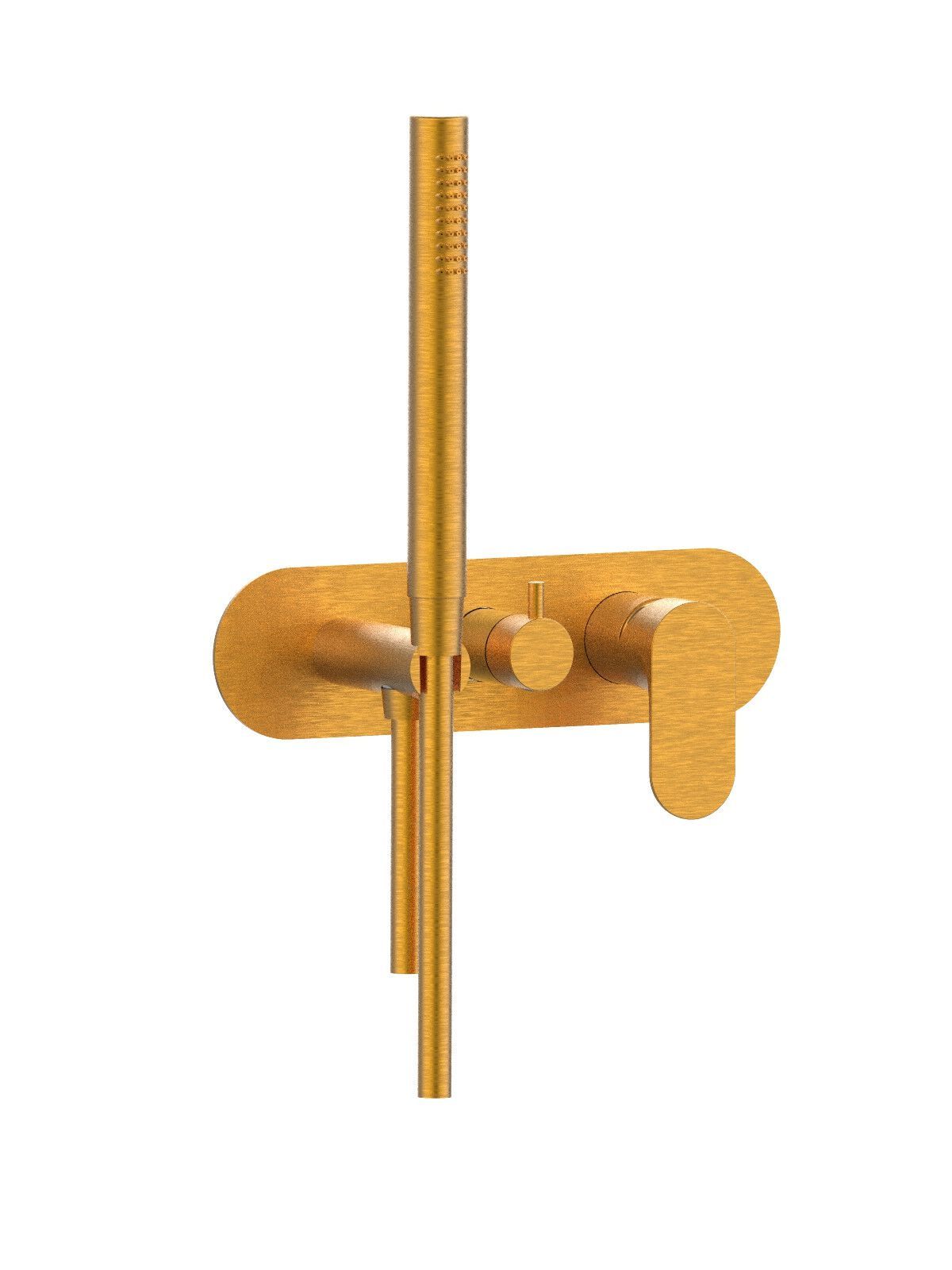 Однорычажный смеситель для душа с 3 отверстиями и ручным душем Rubinetterie Frattini отдельная эстетика ARCH-00107226 - Вид №14