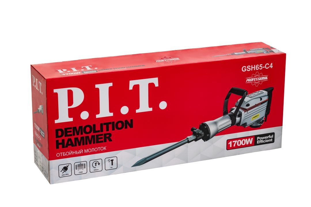 Отбойный молоток P.I.T. GSH65-C4 9081333 PIT STDN-0077286 - Вид №6