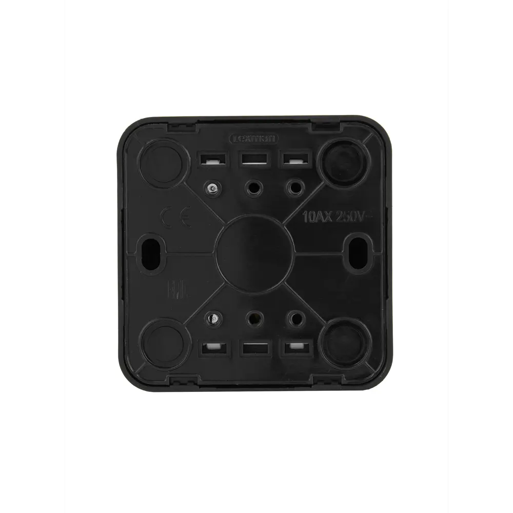 Выключатель LEXMAN First накладной с подсветкой, черный матовый 88780878 First 1 STLM-1115788 - Вид №3