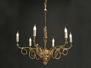 OFFICINACIANI Люстра из железа и стекла непрямого света  Hl1049ch-6