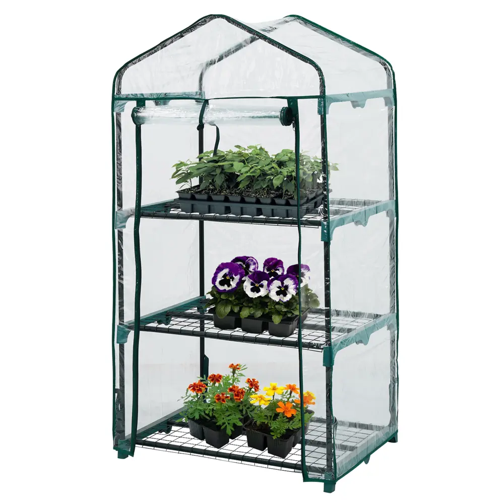 Балконная теплица Маргарита пластик/металл 700x75 мм цвет зеленый Santreyd STLM-2131058 - Вид №1