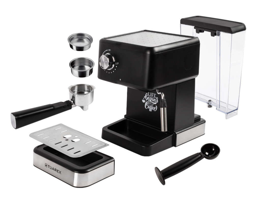 9023377 Кофеварка рожковая Tuarex TK-1250 черный STDN-0056466 - Вид №3