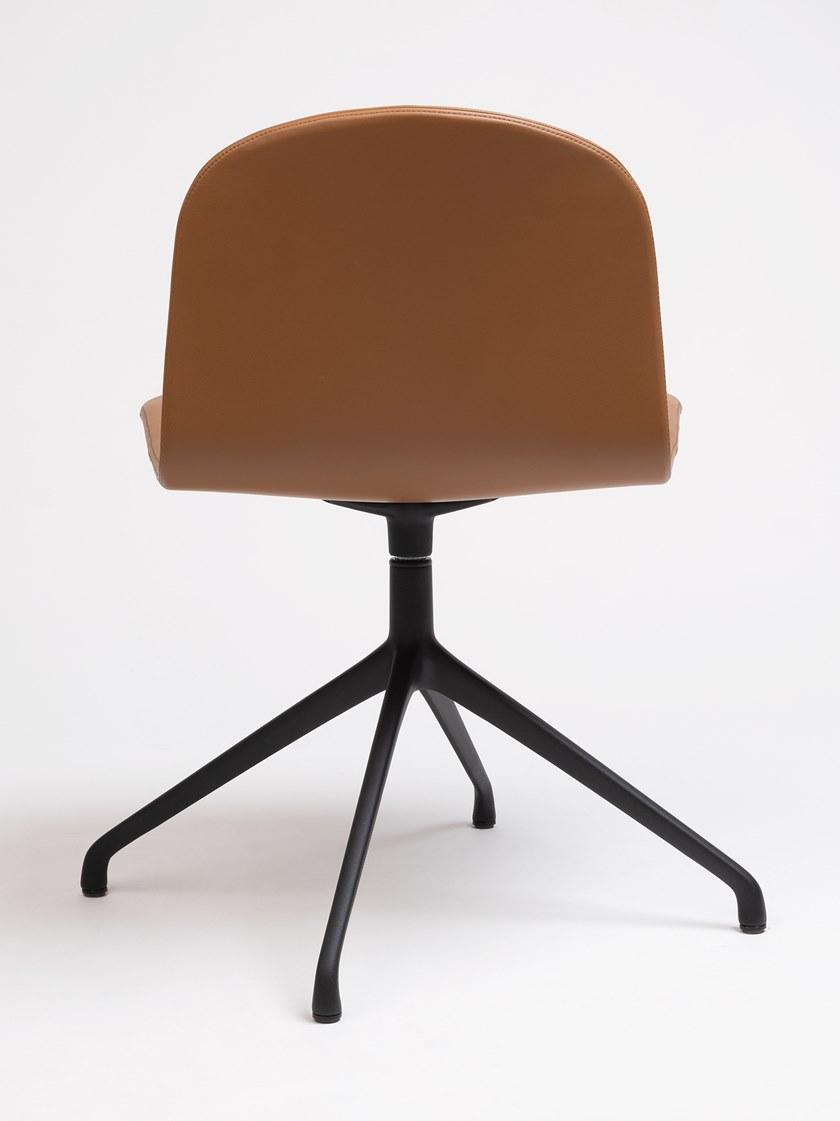 ONDARRETA Вращающееся кресло на козелке из кожи Bob xl sun-id-1492380 - Вид №4