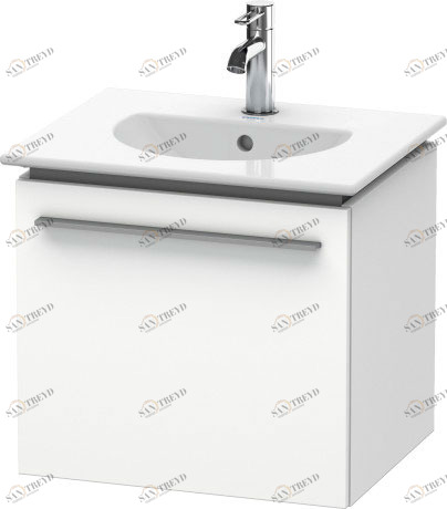 XL606001818 Тумбочка подвесная X-Large #XL6060 500 x 407 мм Белый матовый, декор Duravit