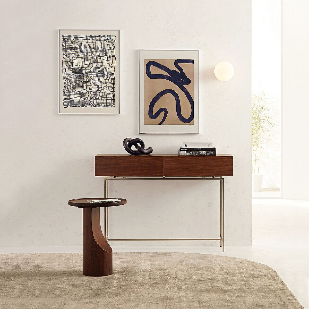 Настенный светильник / потолочный светильник из опалового стекла и металла AMPM FAITH ARCH-00144504 - Вид №10