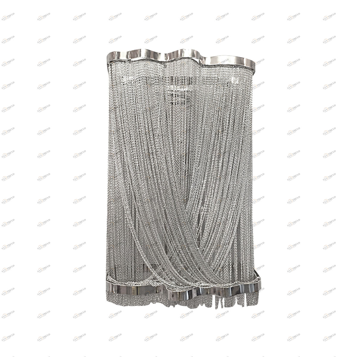 Светильник настенный серебристый Stream Steel 2 KM011W-2B steel DELIGHT COLLECTION  00-3882842 Серебро 
