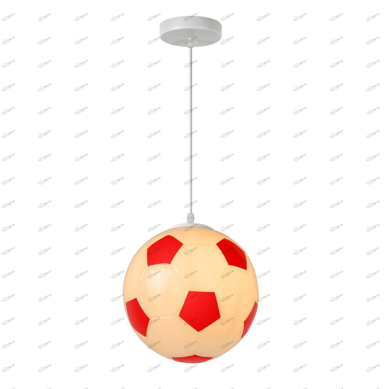 Подвесной светильник Lucide Football 43407/25/32 LUCIDE FOOTBALL 072914 Бежевый;красный 