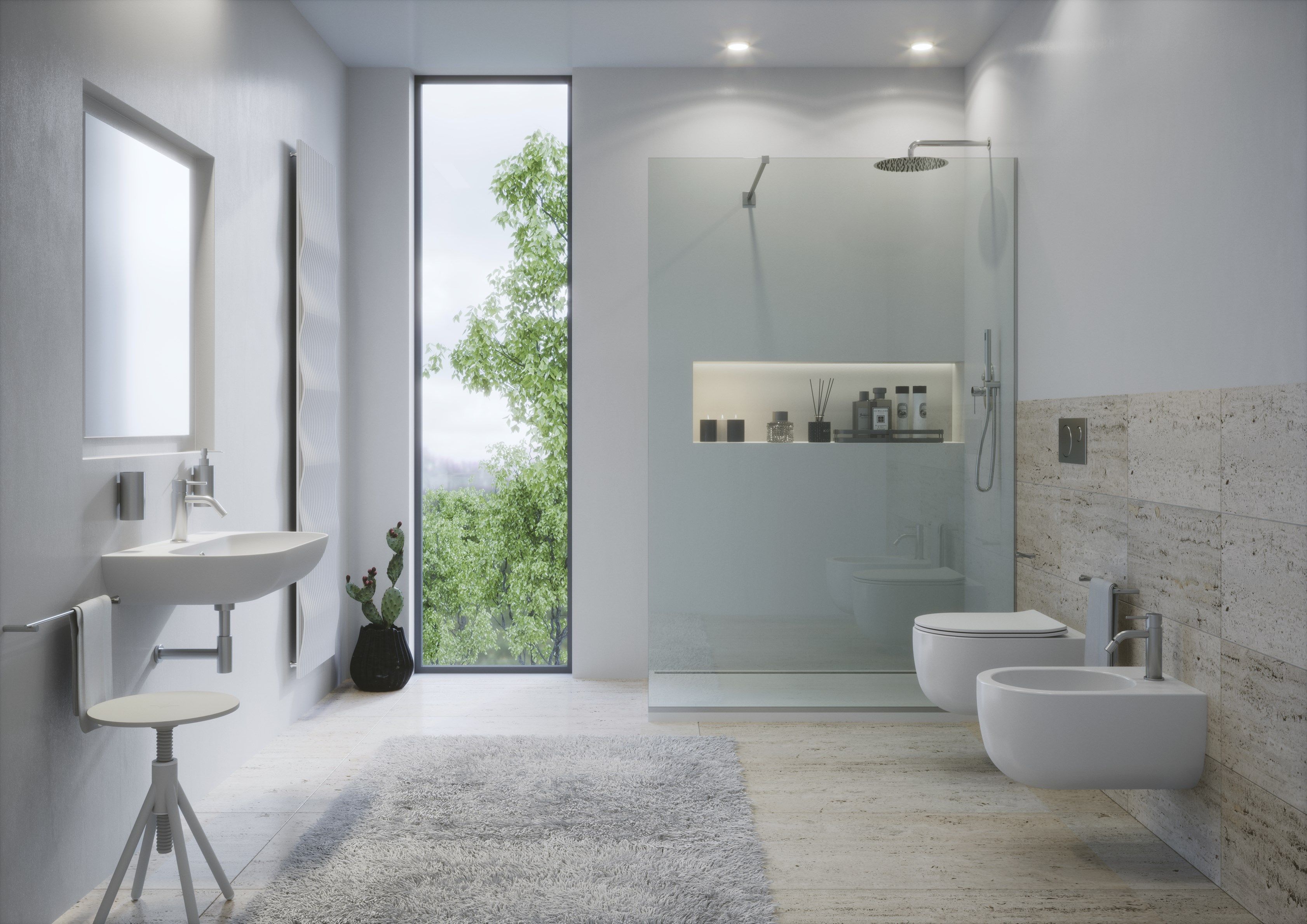 Керамическая овальная подвесная раковина Olympia Ceramica Milady ARCH-00068487 - Вид №4