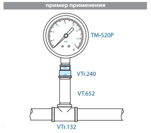 VTr.240.N.0504 Фитинг резьбовой – муфта переходная Valtec 3/4" х 1/2"  - Вид №9