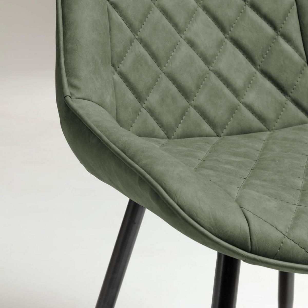 075458 Стул Affair зеленый La Forma Adelia - Вид №1