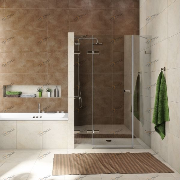 Душевая дверь в нишу 130x200 GK-863 стекло прозрачное 6 мм GUTEWETTER TREND DOOR 130X200GK863