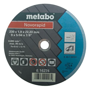 Круг отрезной по металлу Metabo, 230х1.9 мм 18114292 STLM-2087672