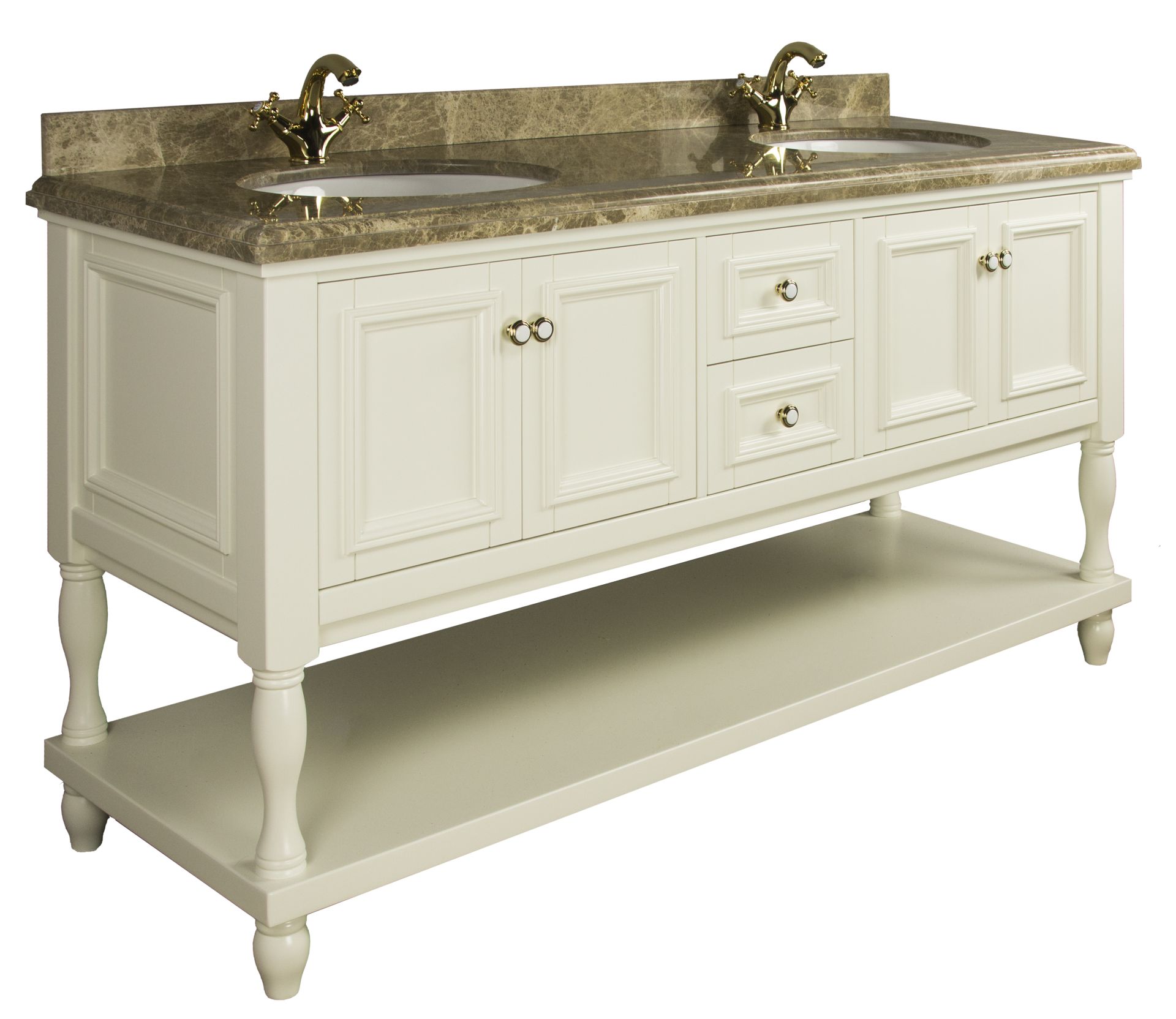 Тумба EDEN 160 арт. TS-8001-C Белая Tessoro TS8001CW - Вид №3