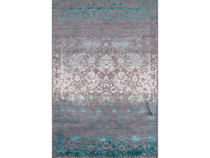 Прямоугольный ковер из шерсти и шелка