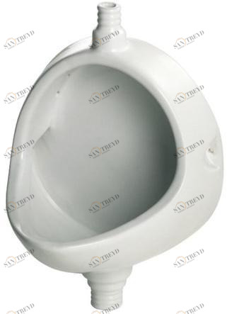 563 Настенный писсуар, уринал с мушкой Saniline Community