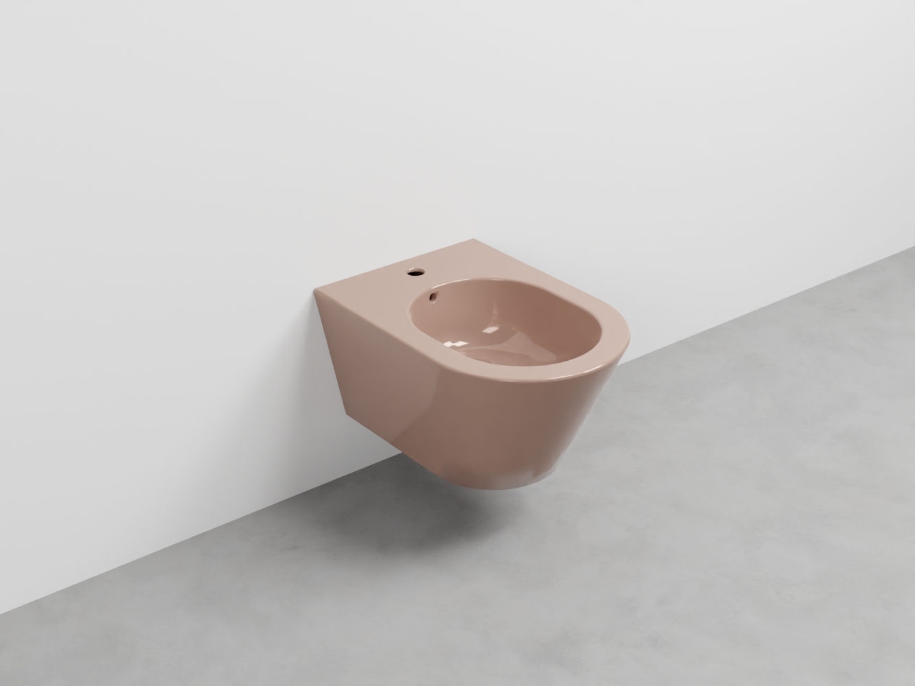 MRBS-NI Биде подвесное с одним отверстием под смеситель, в комплекте с крепежами cielo Mare Ceramica Cielo