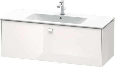 BR400402222 Brioso Тумбочка подвесная Белый глянцевый декор Duravit - Вид №2