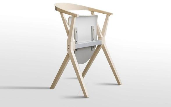 BD Barcelona Design Складной стул из массива дерева Extrusions sun-id-1391401 - Вид №3