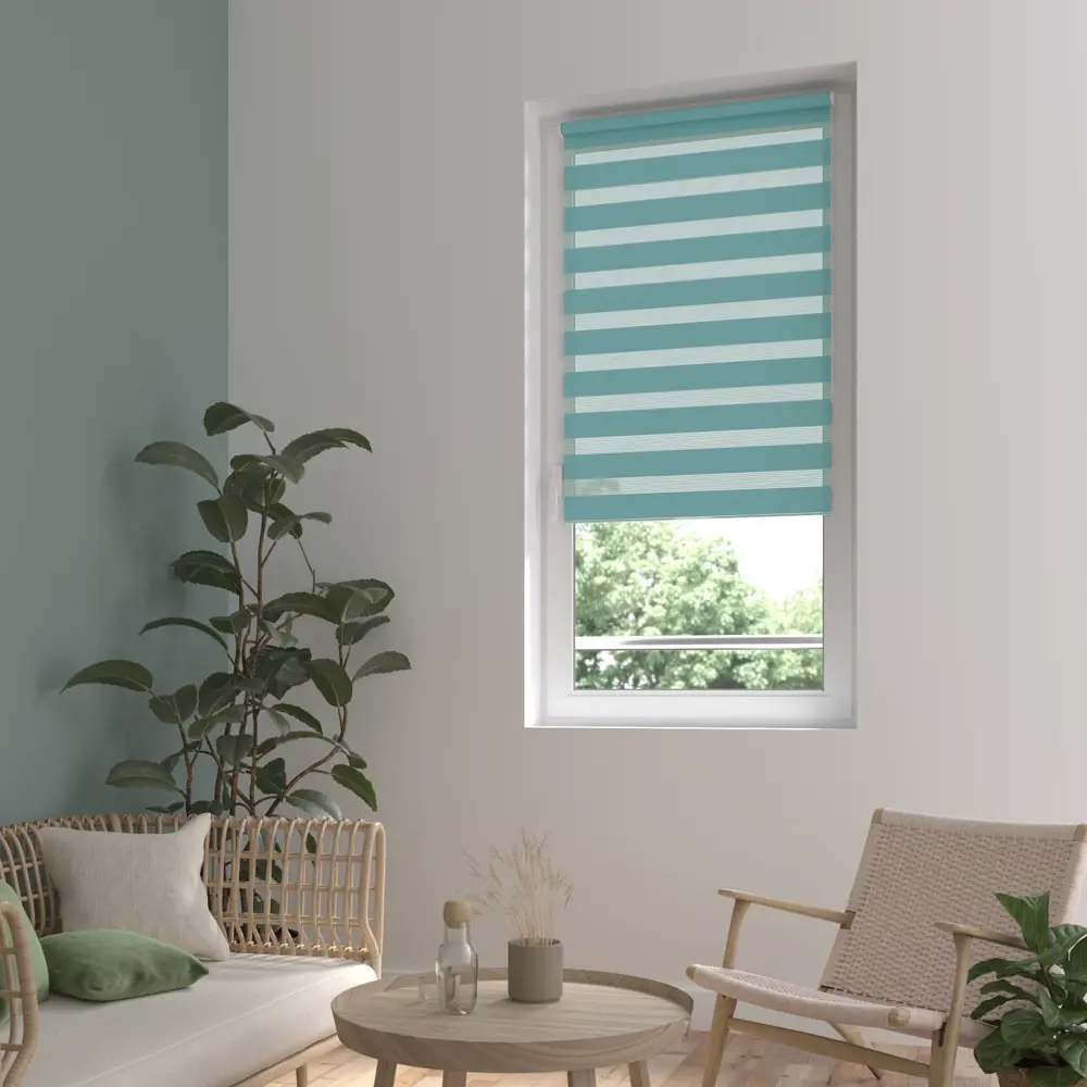 Штора рулонная день-ночь Inspire Peter 70x160 см бирюза Aqua 3 82691107 STLM-2210894 - Вид №10