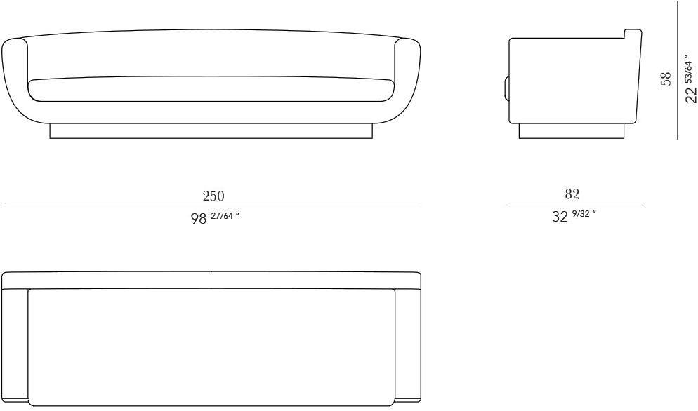 ROSSATO ARREDAMENTI 3-х местный бархатный диван Home sun-id-1425056 - Вид №3