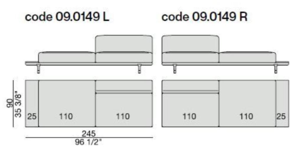 Porada Модульный тканевый диван с вещевым ящиком Eighteen sun-id-1365862 - Вид №20