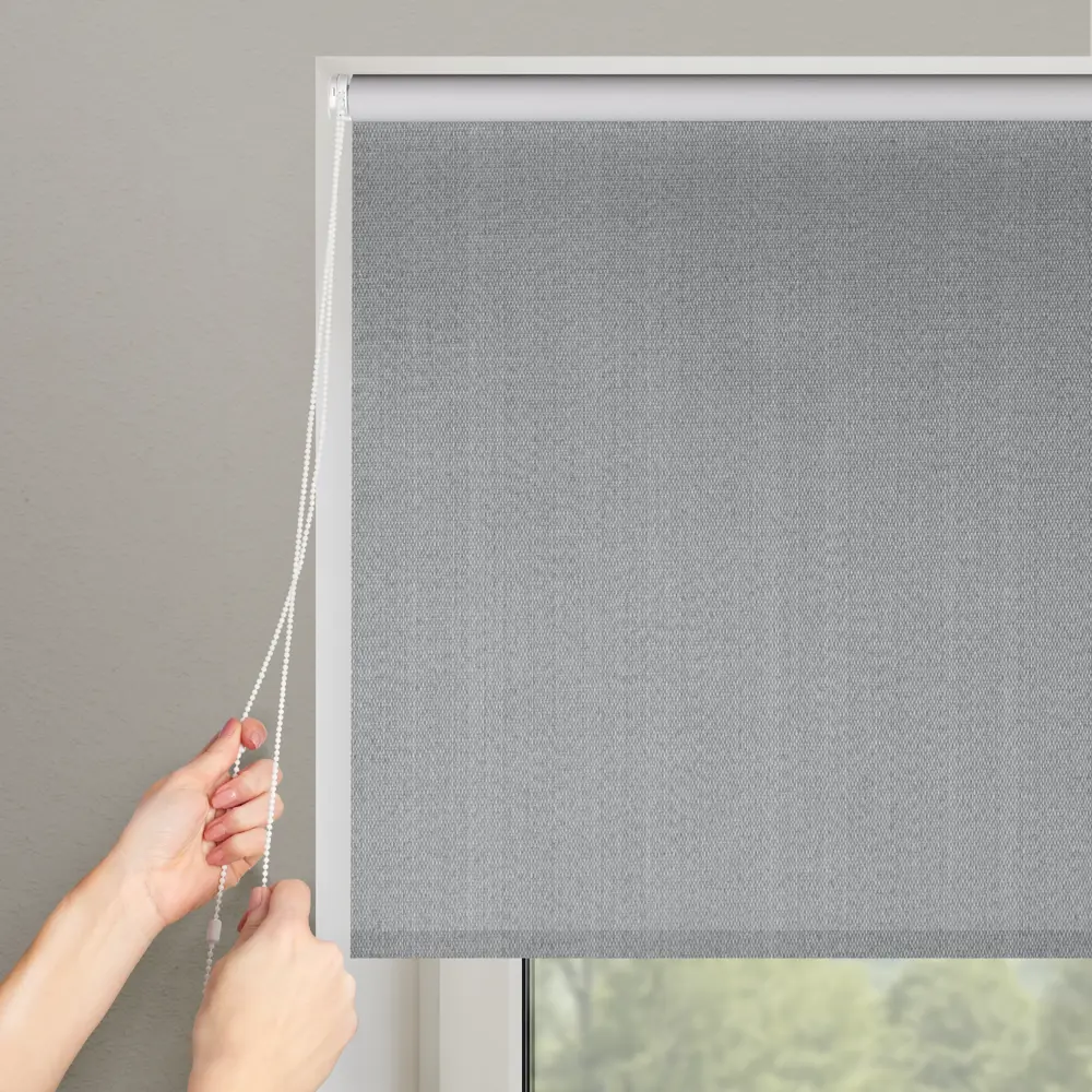 Штора рулонная блэкаут Dublin 160x175 см серая PRAKTO STLM-2165361 - Вид №9
