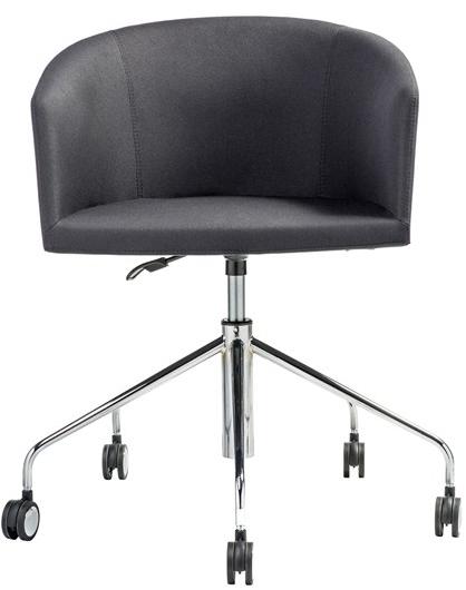 B&T Design Вращающееся кресло из ткани с 5 спицами и подлокотниками sun-id-1454260 - Вид №1