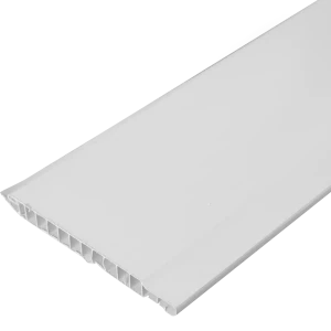 РСП Вагонка ПВХ белая для стен и потолков 3000x100 мм 17164298