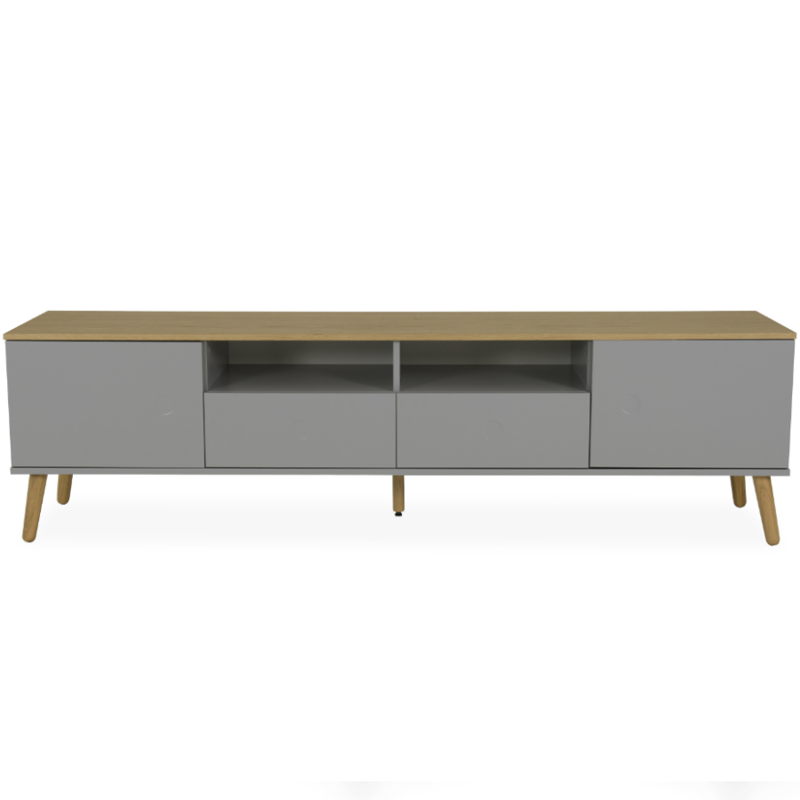 Тумба под ТВ Tenzo Dot, 54х192х43 см, дуб, серая 1665612 - Вид №1