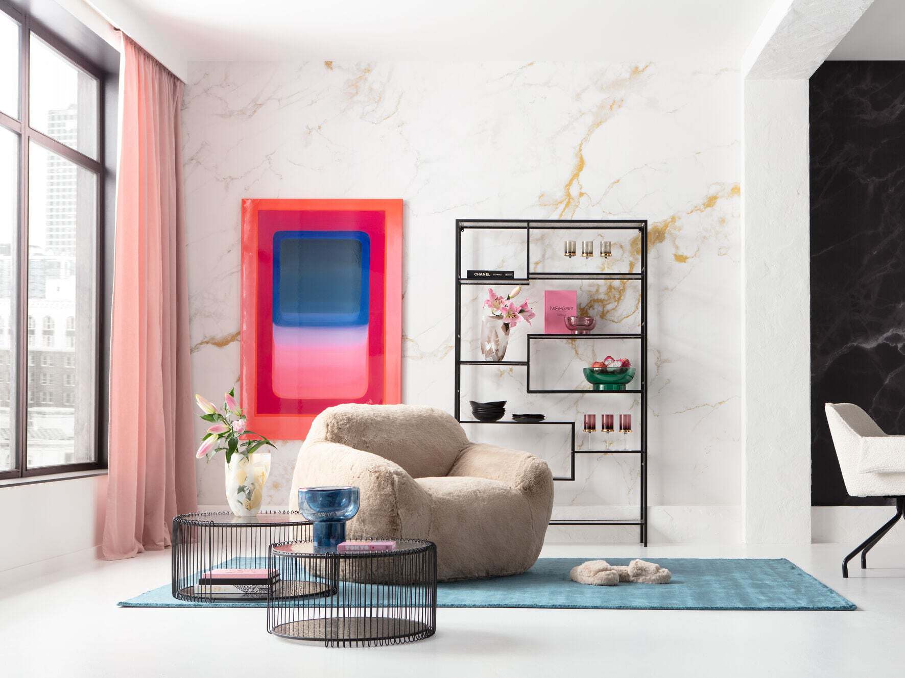 Полиэфирное кресло с подлокотниками KARE Design MIKA ARCH-00033856 - Вид №7