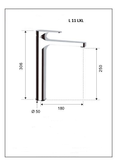 Смеситель для умывальника Remer L11 LXL L11 LXL 114338 - Вид №1