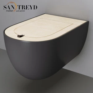 THV00137 Подвесной унитаз настенный Серый ArtCeram TheOne Италия