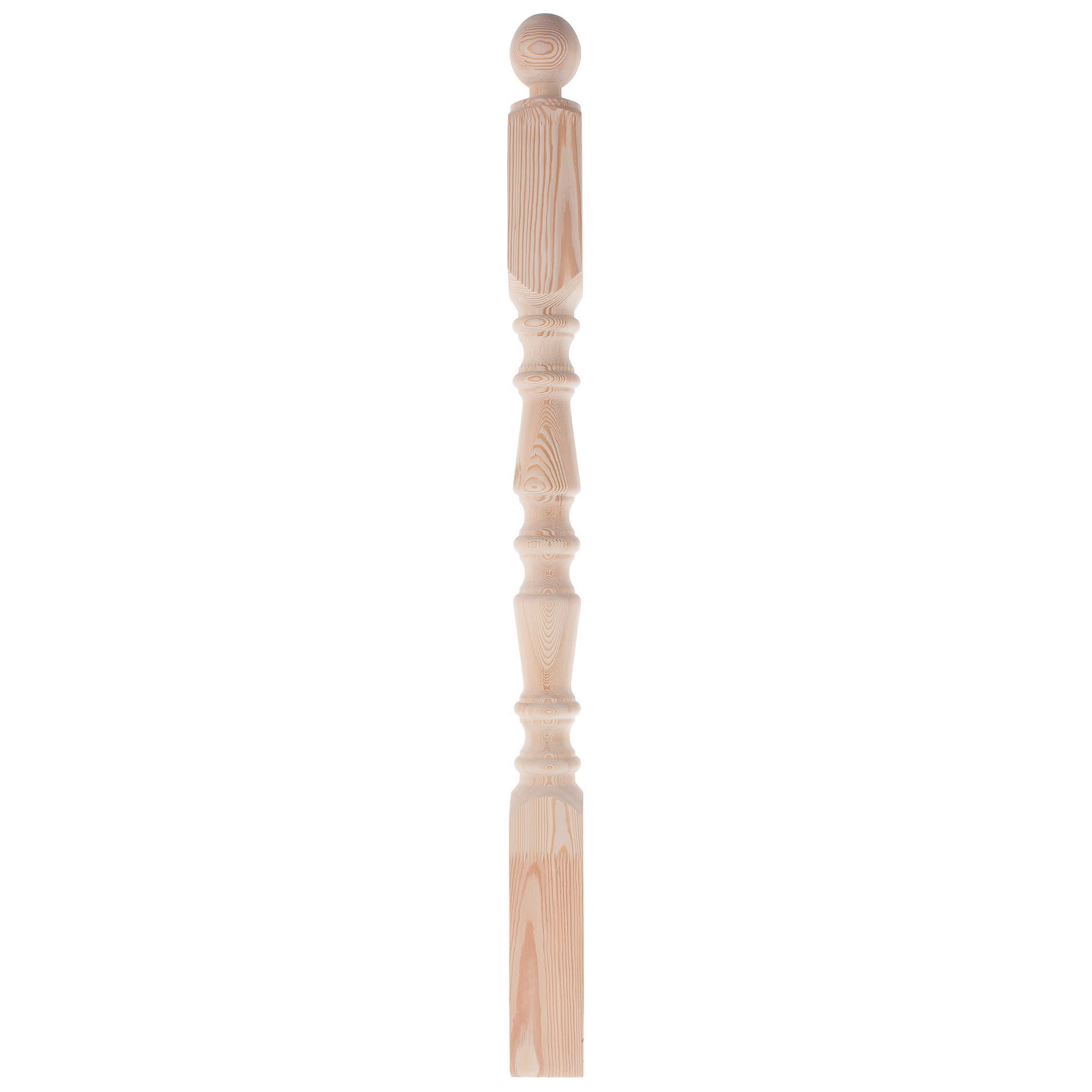 18529244 Столб лестничный «Симметрия» 80х80х1150 мм, лиственница сорт Экстра Santreyd 