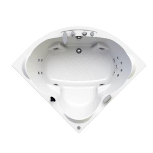 Гидромассаж "Специальный Chrome" на ванну Сорренто 148х148 (двигатель 1500 Вт, система "Turbo-pool", джет Релакс - 11 шт., джет Магнус, Линц - 4 шт.)