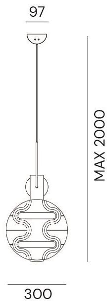 Il Fanale Светодиодный подвесной светильник из латуни Miami F3a1 - Вид №2