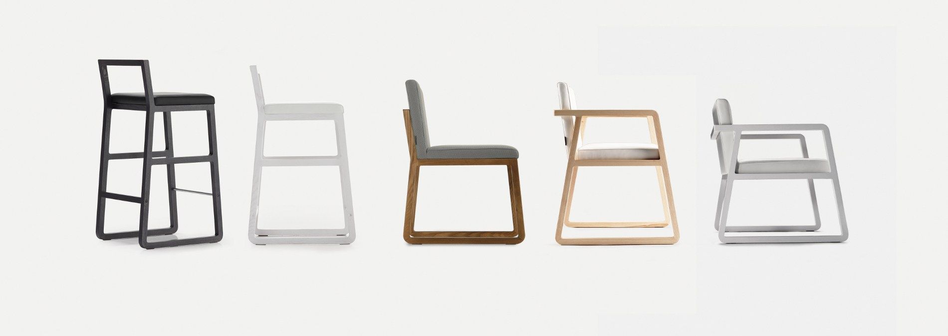 Стул для салазок из ткани SANCAL Midori ARCH-00060836 - Вид №1