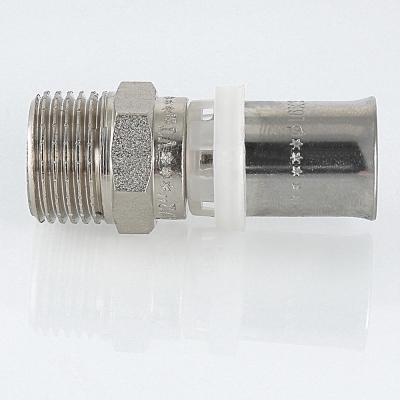 VTm.201.N.001604 Пресс-фитинг с переходом на наружную резьбу Valtec 16 мм х 1/2"  - Вид №8