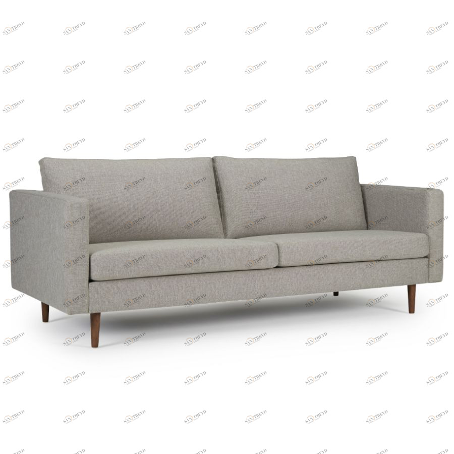 Диван трехместный Otto, дуб/орех, темно-песочный Kragelund 37403248244